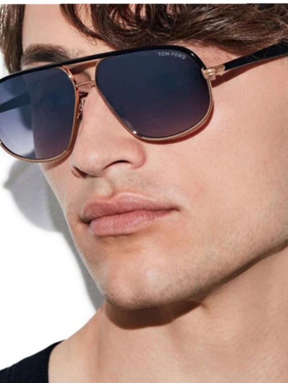 Designer Tom Ford Aviator Maxwell Sunglasses- Unisex